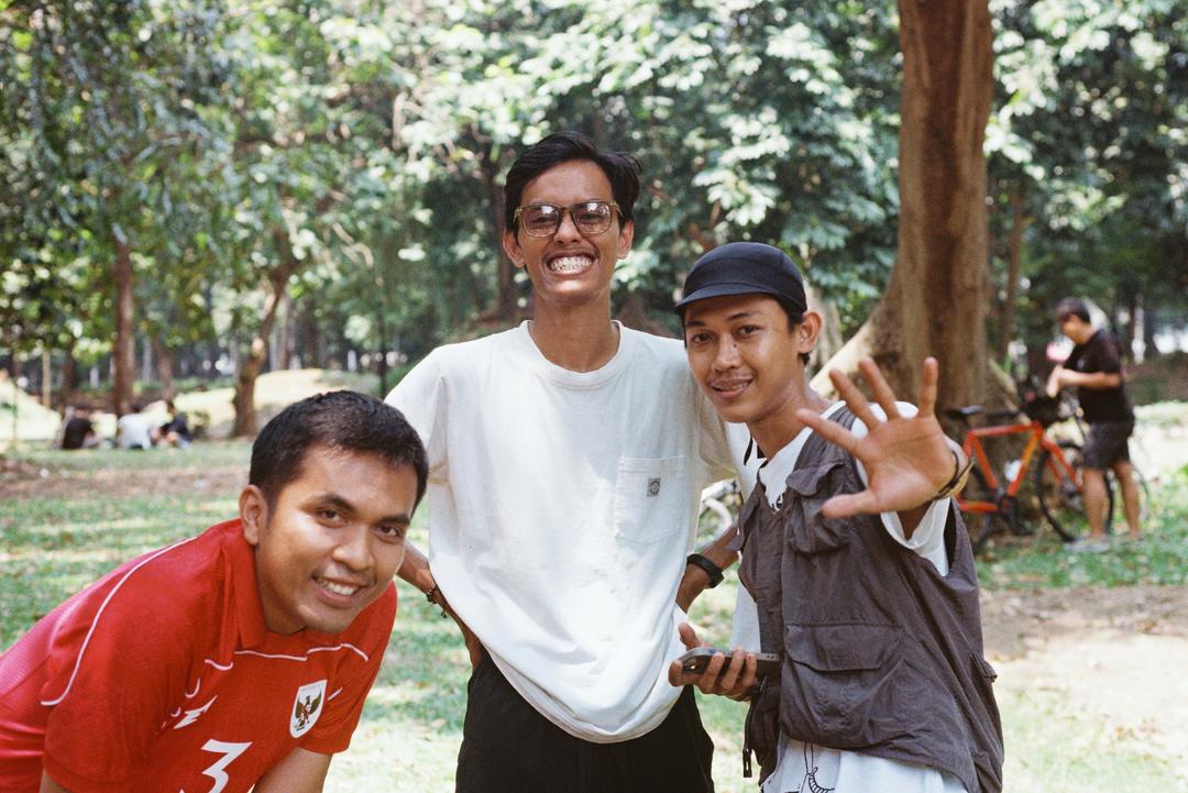 Cyanotype di Taman, Jakarta