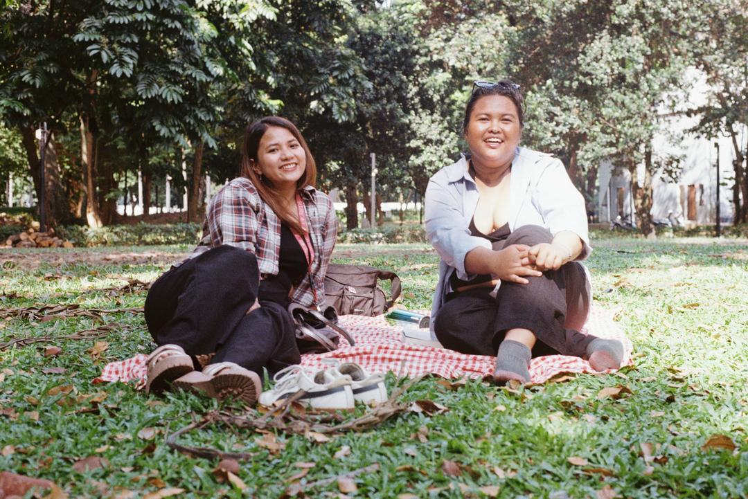 Cyanotype di Taman, Jakarta