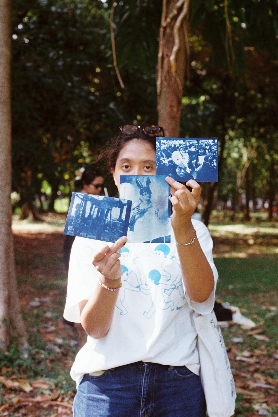 Cyanotype di Taman, Jakarta
